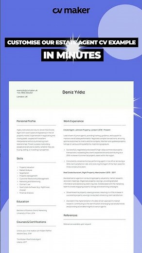 How to Create the Perfect Estate Agent CV That Gets You Hired