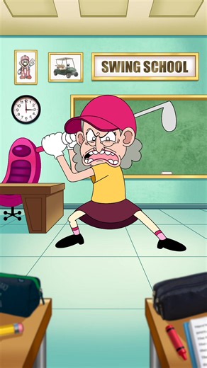 No dancing in my class!🕺#2d #relatablevideos #cartoon #memes #schoolrules