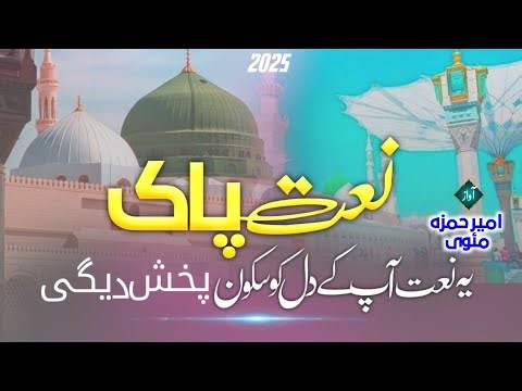🌙 دل کو سکون دینے والی نعت | jab Daya re taiba mein | Heart Touching Naat 2025 ll Ameer Hamza Mauv