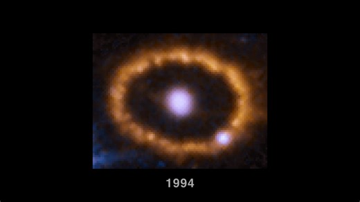 Hubble Chronicles Brightening of Ring around an Exploded Star (Annotated) - NASA Science