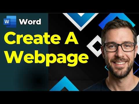How To Create A Webpage Using Microsoft Word | Word Tutorial [2026 Guide]