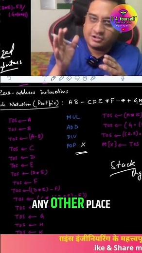 Zero Address Instructions: Understanding Computer Stacks! #shorts