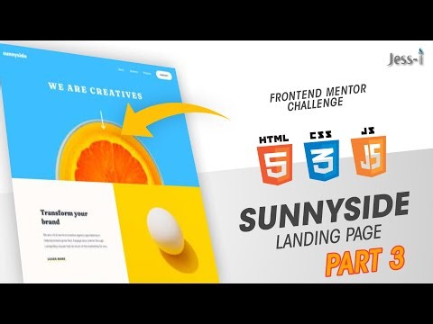 💯(Get FREE Source Code In Description)👇🏾| Build A Fully Responsive Landing Page From Scratch | Part3