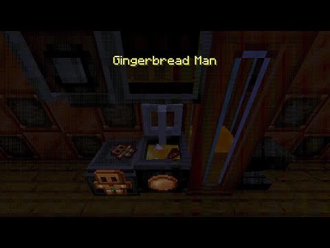 Minecraft Create Mod Gingerbread Man Factory