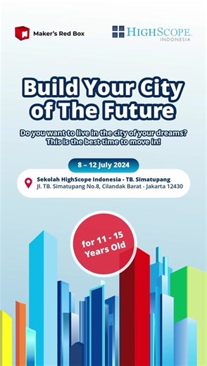 Experience 5 days of STEAM activities led by the Maker’s Red Box team from Hungary 🇭🇺 Build your city of the future! * Smart systems, forms, and functions * Laser cutting and soldering * 3D modeling and printing * Programming This program is open for public, for students age 11-to 15 years old. Ask us about our early bird promotion.