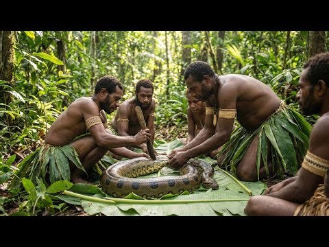 Living Off the Land: Korowai Life in the Remote Rainforest & a Giant Python Up Close