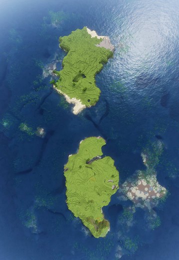 Minecraft Twin Island Seed for Multiplayer Survival