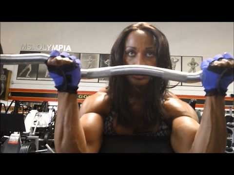 A Girl with Big Biceps