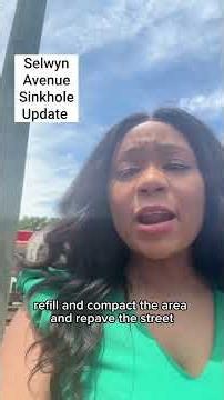 Selwyn Avenue sinkhole update: Tuesday afternoon
