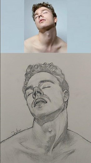 Face Drawing Made Easy for Beginners #loomismethod #drawing #pencilportrsit #portraitdrawing #art