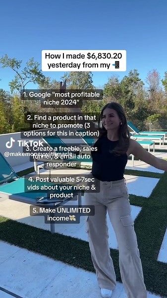 Confused?…READ THIS ↴ If this sounds foreign to you, that’s okay! It did to me too when I started last year, but it’s simpler than it sounds. I put together a F.R.E.E. beginner’s guide that breaks it all down. 🌟 Grab it at the top of my page now! Here are 3 options for products: 1. Affiliate Marketing - promote the products of other companies’ and earn a percentage of each sale. (Use Google, ClickBank, DigiStore24, etc) 2. Digital Marketing - create your own products and earn 100% of each sale 