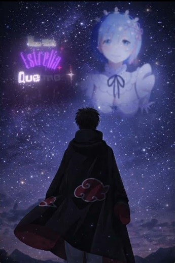 Qué hermosa estrella...✨💙 #wattpad #anime #rem
