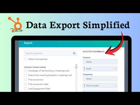 How to export content and data from HubSpot (Instant Access)