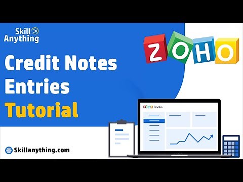 Creating Credit Notes in Zoho Books - Learn about Zoho Book