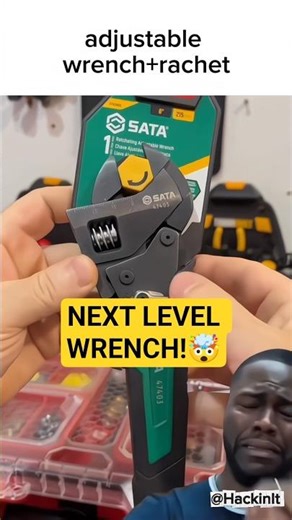 he Smartest Wrench Tool Ever Made!#shorts#tools#wrench#ratchetwrench#adjustablew #howitworks