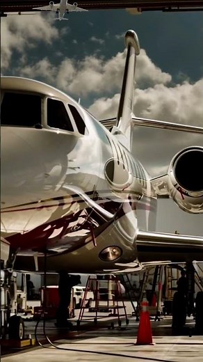 Ini adalah jet bisnis Dassault Falcon 7X.Diproduksi oleh Dassault Aviation