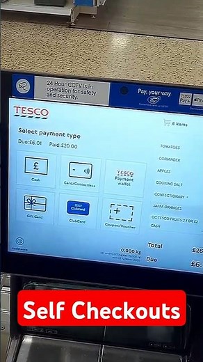 Using Tesco Extra Self Checkout 🇬🇧 UK
