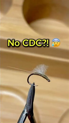 HELP! I Don’t Have Any CDC!… So I Tried This! #flyfishing #flytying #trout #fishing #flytyingaddict