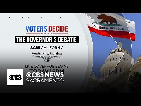 California governor’s debate hosted by CBS News California and the San Francisco Examiner