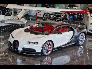 Lamborghini Centenario,Aventador SVJ,Bugatti Chiron,Pagani at Most Expensive Supercar Showroom