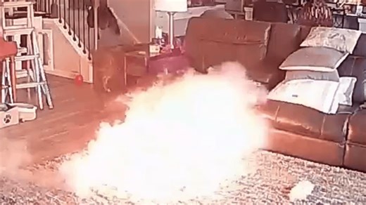 VIDEO: Dog sparks explosion after chewing on lithium-ion battery device