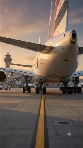 😱 I Thought It Was a Building… Until It Started Moving! #aviation #emirates #airplane #airbusa380