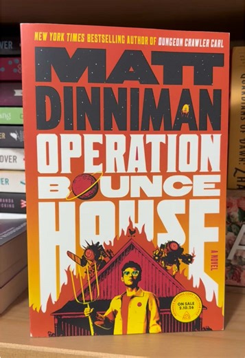 Received this bookmail today! Thank you @berkleypub and @Penguin Random House for sending it my way! Operation Bounce House by @Matt Dinniman comes out February 10, 2026. 💭What February release are you looking forward to? #acebooks #operationbouncehouse #bookmail #booktok #dungeoncrawlercarl @Goodreads