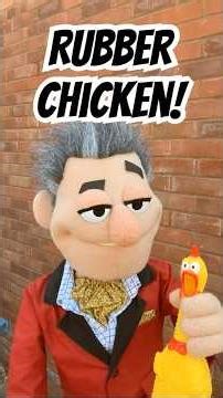 This Rubber Chicken Bit Is Hilarious #puppets #comedy #trending
