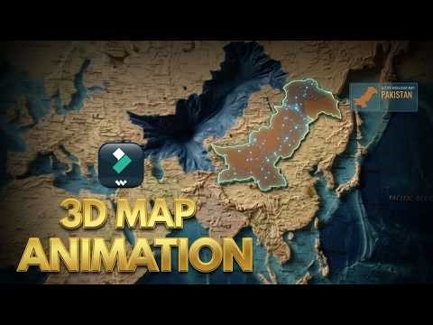 Animated Route Maps in Filmora X | Full Tutorial
