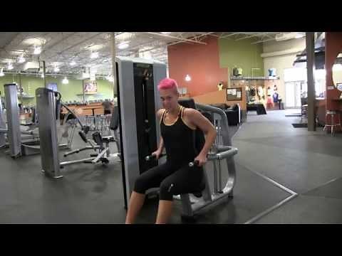 How-To Use the "Seated Dip" Machine