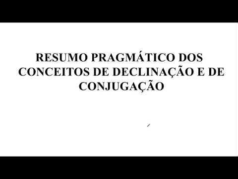 Grego 015 Introdução à Morfologia Resumo