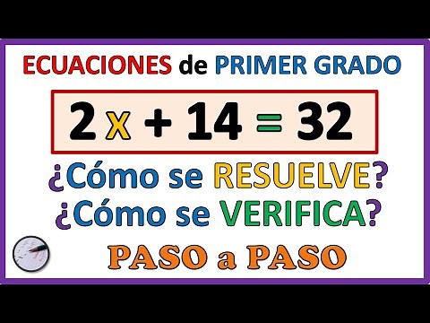 🔴 FIRST DEGREE EQUATIONS How to solve and verify an equation?