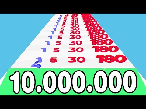 NUMBER MERGE RUN - Reach MAX LEVEL NUMBER - New Game Ep02