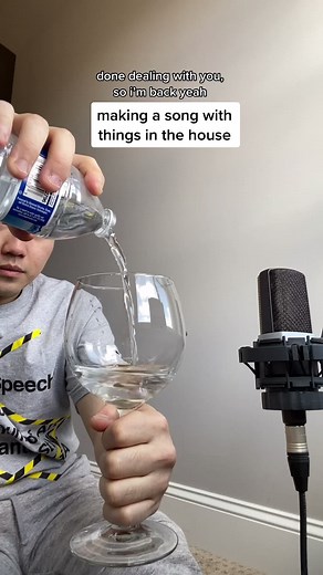 making a song with things in the house 🎶 (“b.s.” by @jheneaiko) #originalsound #singer #producer #production #fyp