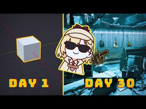 I learned Blender in 30 days as a 2D artist