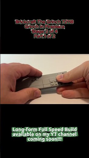 Brickcraft 72118 – Stage 2 Build (Part 1) – Grinch in Fireplace