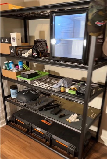 Perfect addition to the basement.. or garage! @RaybeeFurniture #storagerack #homeproducts #organization #bfcm #garageorganization