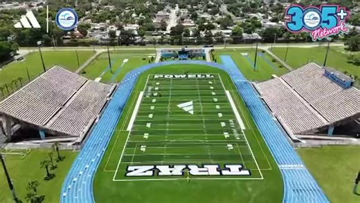 A view of Adidas-flavored Traz Powell Stadium