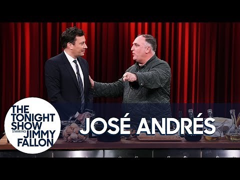 Chef José Andrés Teaches Jimmy to Make Tortilla Española