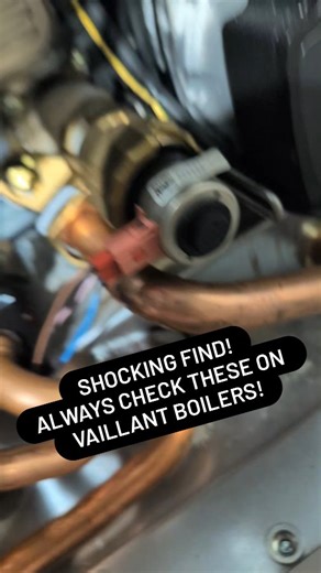 Chirag Panchal on Instagram: "Shocking find! Always check these on Vaillants! Can't believe how loose they were! Have you had this before? Let me know in the comments below 👇🏾 #vaillant #shocking #boiler"