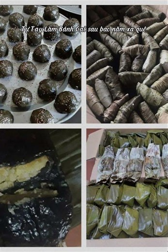 Tự tay làm bánh gai sau nhiều năm xa quê!