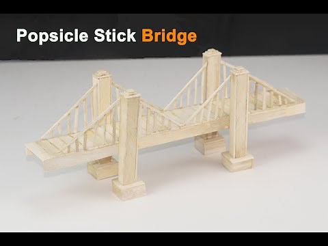 How to Build Amazing Mini Bridge | Popsicle Stick Bridge | Ice Cream Stick Bridge