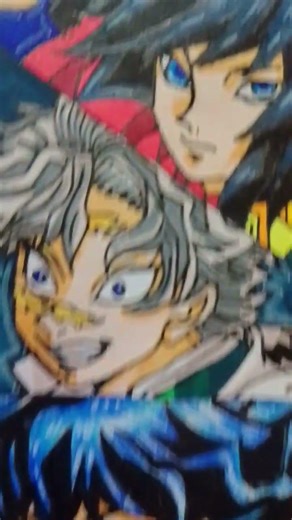 drawing all hashiras with master #demonslayer #animeart # hashiras