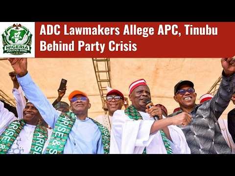Political Storm: ADC Lawmakers Call Out APC, Tinubu Over Interference