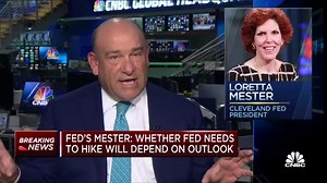 Cleveland Fed Pres. Loretta Mester: The Fed funds rate is at or near the hold level