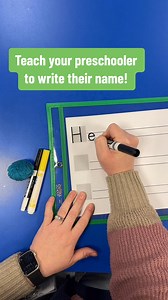 264K views · 2K reactions | Teaching preschool name writing with...