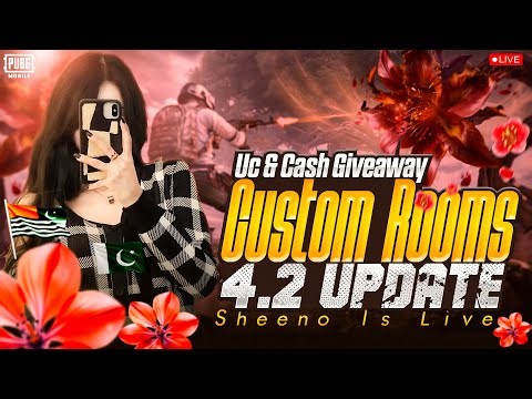 4.2 UPDATE PUBG MOBILE LIVE CUSTOM ROOM UC CASH REWARD ROOMS#pubgmobile #live #livestream
