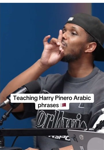 Teaching Arabic Phrases to Harry Pinero