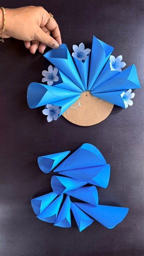 3.6K views · 38 reactions | DIY amazing wall hanging craft Using colour paper only #craft #decor #homedecor #walldecor #fbpost2025 #creative #handmade #virals #diy #best #fblifestyle | Ayesha's Creation | Facebook