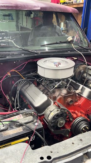 Ok it actually got a motor in it this time lol 427 tall deck bbc
